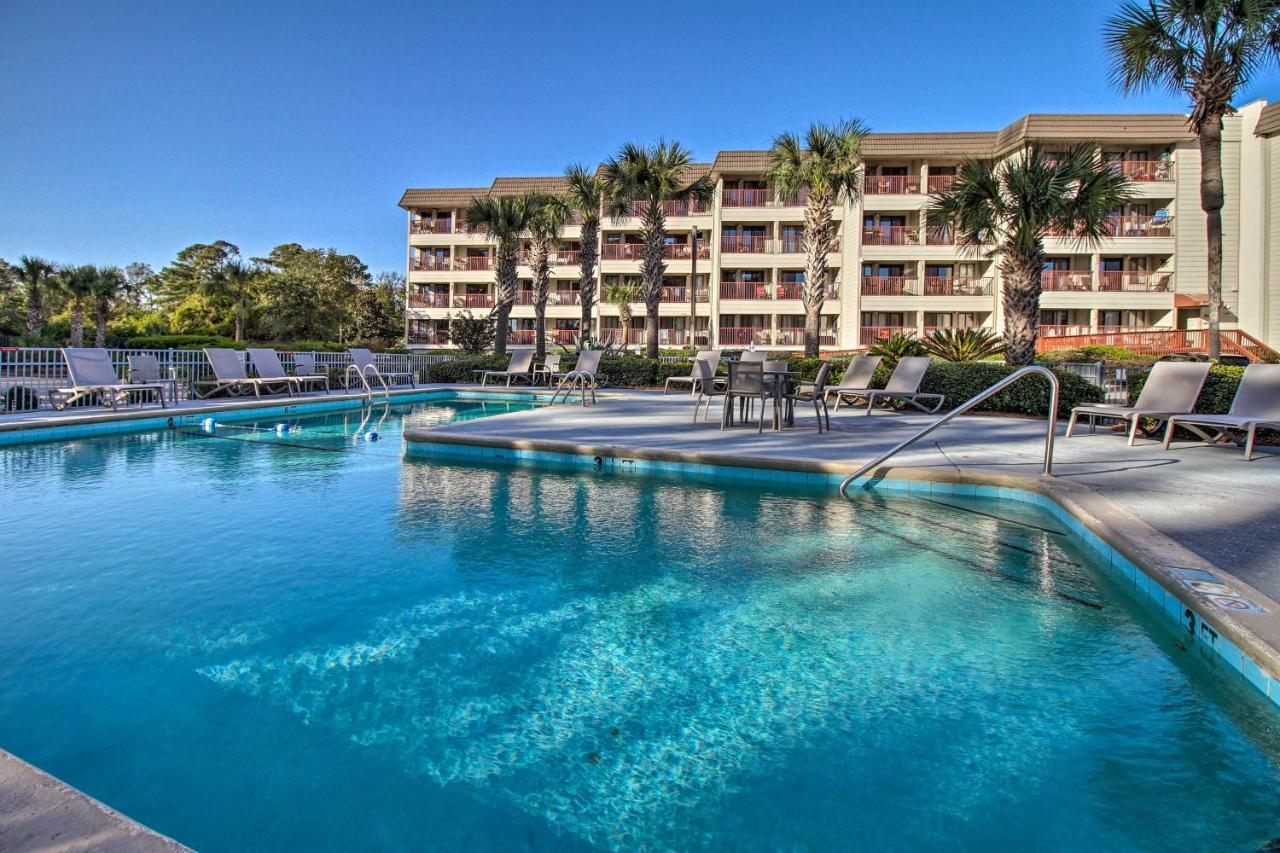 Coastal Condo With Balcony And Luxe Resort Amenities! ヒルトンヘッドアイランド エクステリア 写真